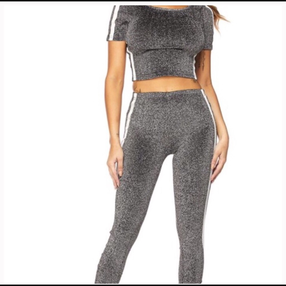 New sparkle legging set